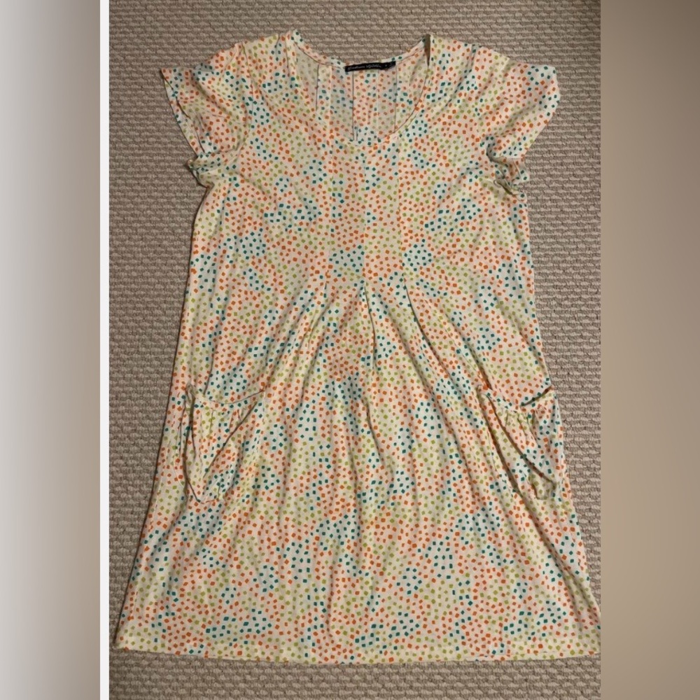 Gudrun Sjoden Abstract Pattern
Organic Cotton Tunic Dress Size M pockets